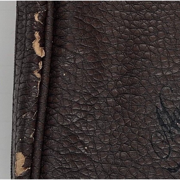 Vtg Red by Marc Ecko Sz 7"x5"x2" Handbag Clutch Buckles Brown Roses Crown Birds - Picture 16 of 16